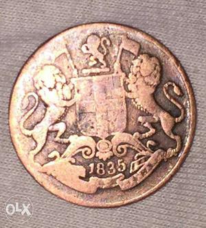 182 year old coin,east india company since 