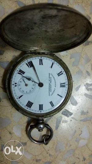Antique crovoiseir feres silver pocket watch for rs 