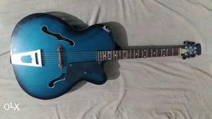 Blue Sunburst Electric Guitar