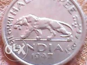 Coin of half rupee 
