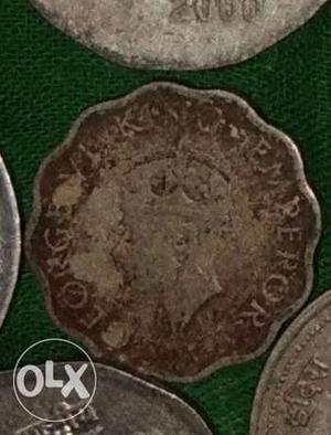 Gray Vintage Coin Collection