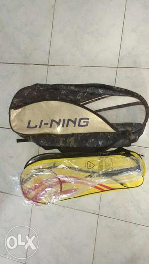 New Badminton racket Dayal Y90, 2 lining kits