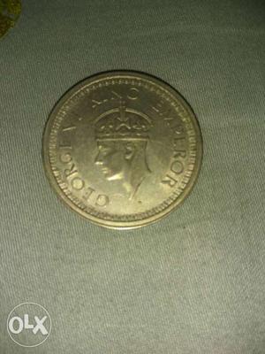 One rupee coin  paisa coin  GOERGE VI