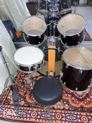 Pep Drum kit with paste 101 hihat & crash cymbals