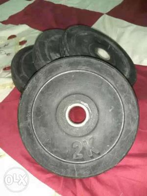 Perfect condition only plates 2.5 kg each