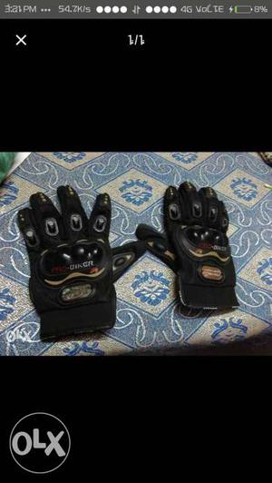 Pro rider hand gloves