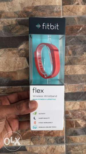Red Fitbit Flex In Box - Sealed