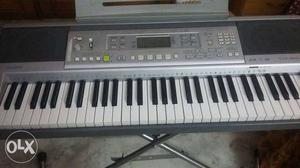 Silver Electric Piano Keyboard
