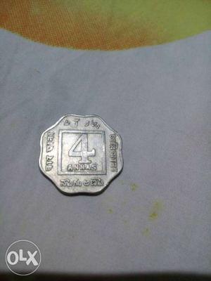 Very old ane bovaj kimti Indian silver coin vechvana che
