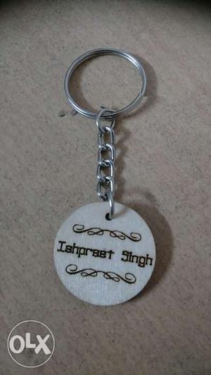 Write Your Name On Keychains at 80/- only Company