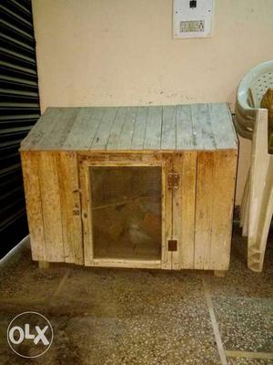 Wooden pet house for dogs.price negotiable