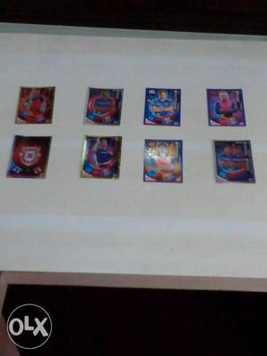 8 Trading Cards