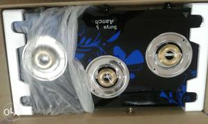 Black And Blue Amplifier In Box