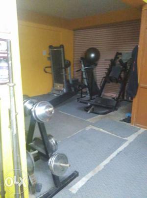 Black Gym Equipments