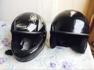 Black Helmets both for Rs 500