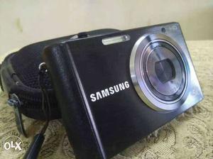 Black Samsung Compact Camera With Black Case