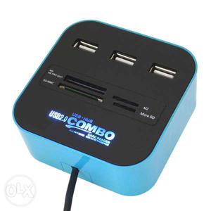 Blue And Black USB 2.0 Combo