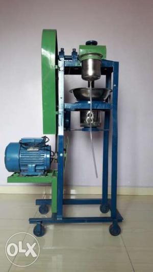 Blue And Green Mechanical Equipment