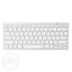 Bluetooth Keyboard Silver-White