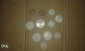 Eleven Silver Coin Collection