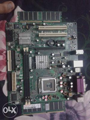 Fully functioning motherboard 2 ram and processor