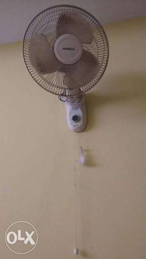 Havells 300 mm Wall Swing Fan Just Like New For Sale.