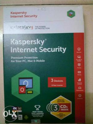 Kaspersky internet security 3pcs, 1year licence,