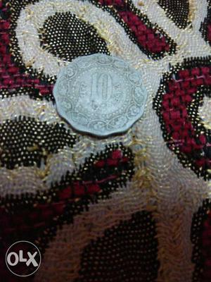 Old 10 paisa coin of son 