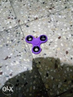 Purple Triple-bladed Fidget Spinner