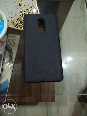 RedmiNote 4 black leather touch soft
