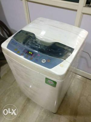 White And Blue LG Top Load Washing Machine with delivery
