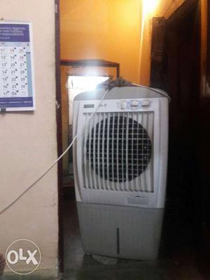 White And Gray Evaporative Air Cooler