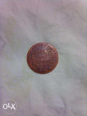  year old Copper coin made by East India Company