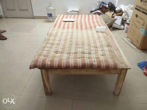 2 single wooden beds for sell.  each