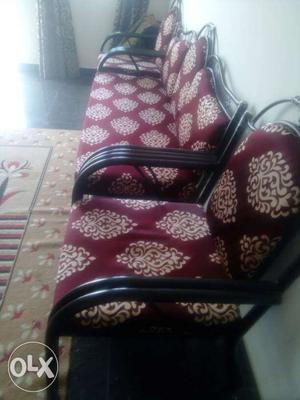 3+1+1 Sofa urgent sale pls contact eight one two