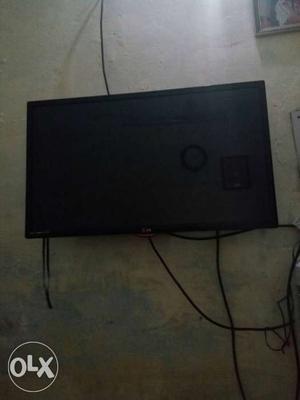 Black Flat Screen LED LG TV