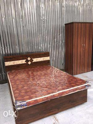 Brown Wooden Bedroom set.