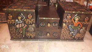Brown Wooden Boxes
