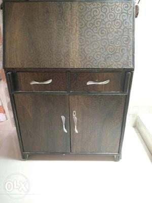 Brown Wooden Chest Cabinet