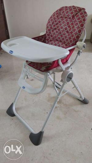 Chicco pocket lunch high chair. 2 years old. In