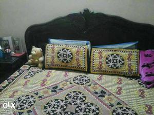 Double bed with two side table bad with box price
