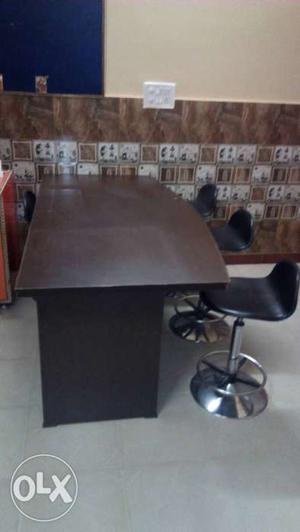 Double seater large office counter with 3 SS