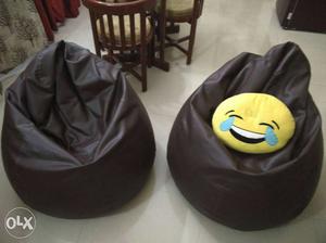 Excellent condition of both the bean bags