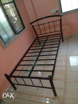 Metal Bed With Plywood Sheet