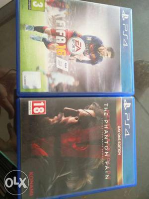 Mgs -5 day one edition and FIFA 16 for ps4