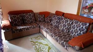 New sofa 6 seater L shape newly brought moving
