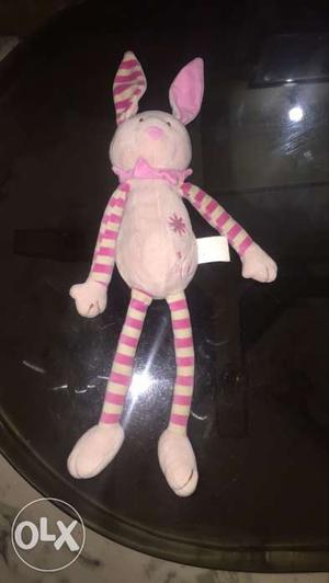 Pink Rabbit Plush Toy