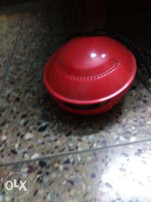 Round Red Plastic Appliance