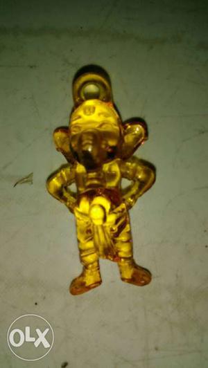 Yellow Ganesha Pendant