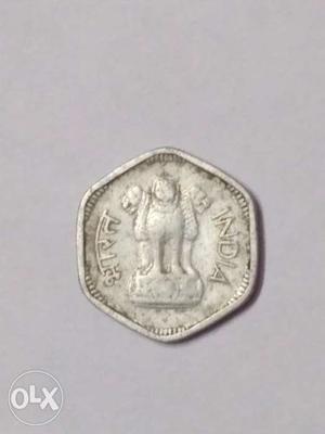 3 Three Paise Coin  year old
